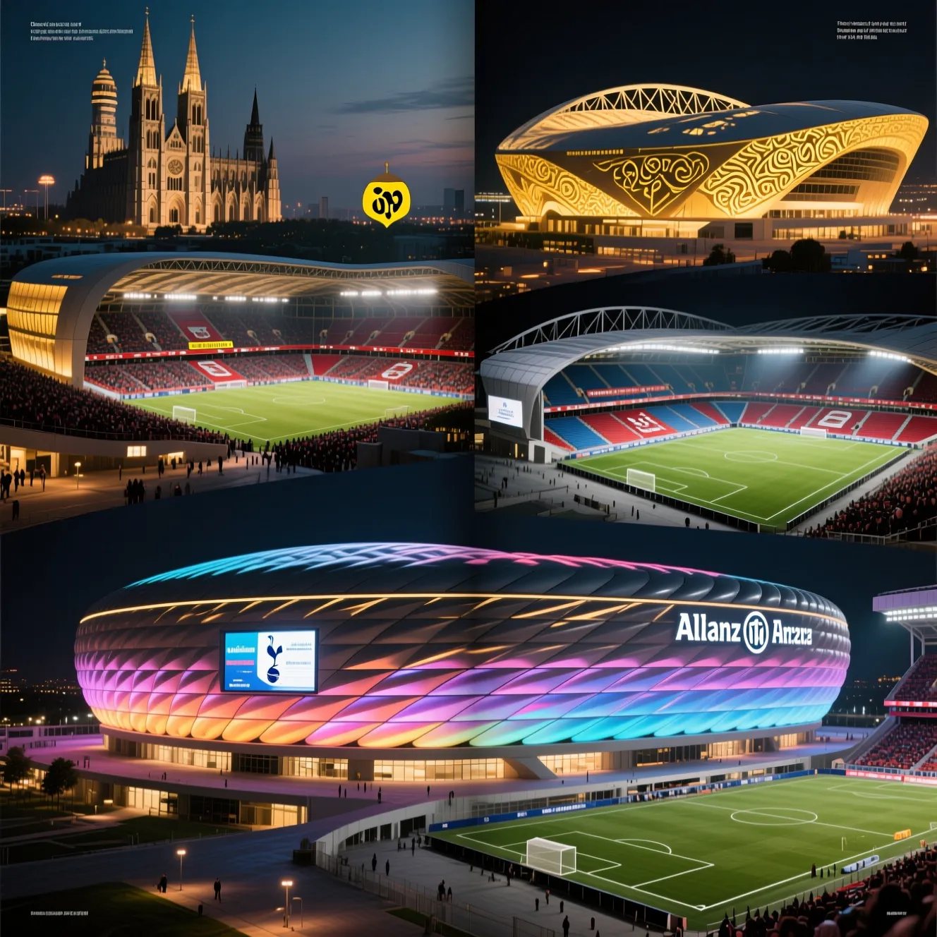 Архитектурные шедевры спорта: самые красивые футбольные стадионы, которые стоит посетить.