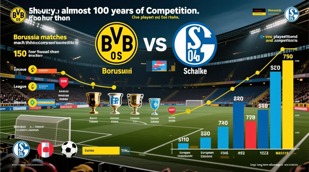 Принципиальное соперничество в Германии: история борьбы «Боруссии» и «Шальке» — рурское дерби. - иллюстрация