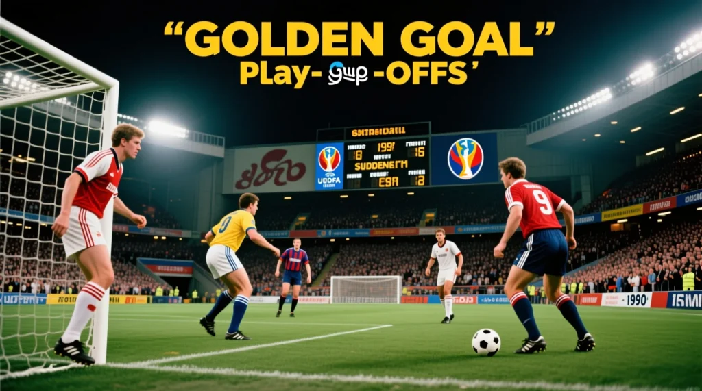 История изменений в правилах: почему правило золотого гола было отменено в плей-офф турниров. - иллюстрация