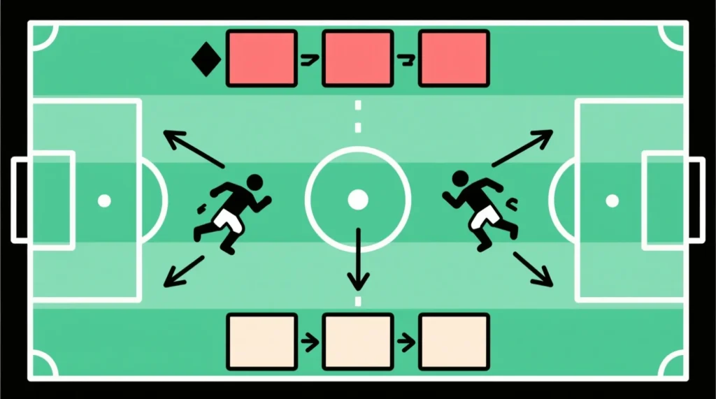 Тактическое определение роли форварда: что такое ложная девятка и в чем её преимущество. - иллюстрация