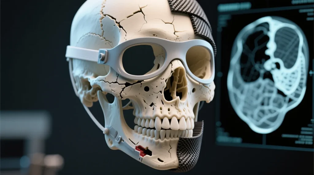 Защита после травм лицевых костей: зачем футболисты носят маски во время официальных игр. - иллюстрация