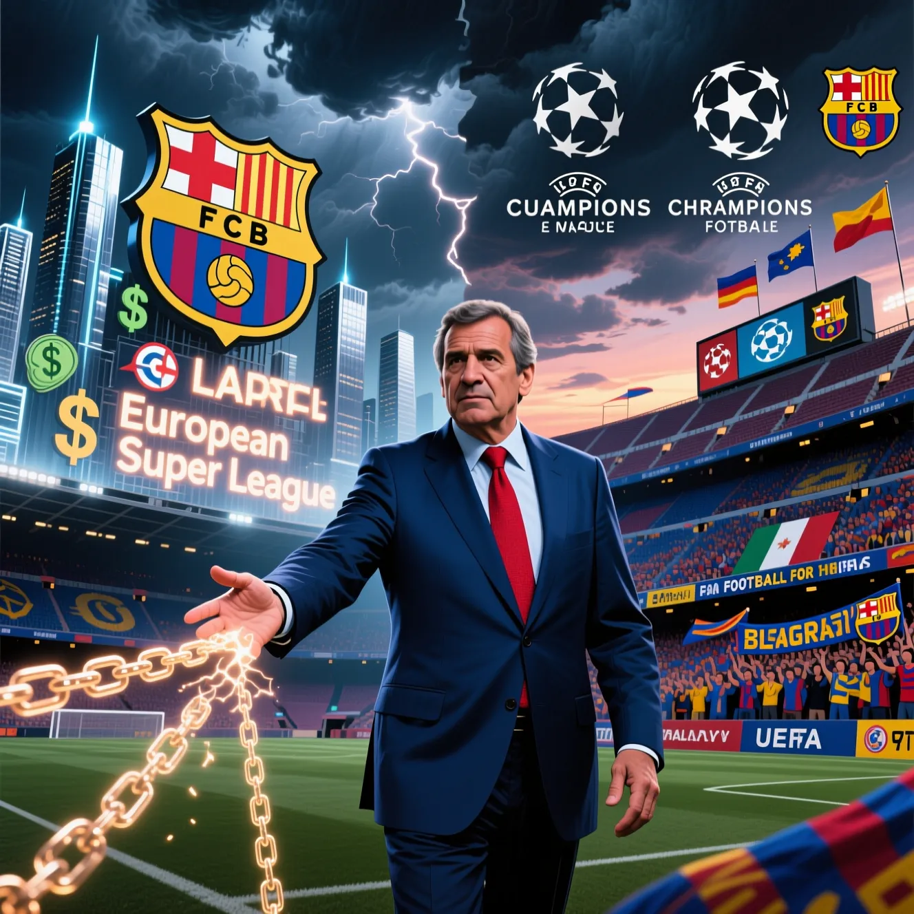 «Барселона» вышла из Суперлиги без штрафа: как Лапорта договорился и что дальше