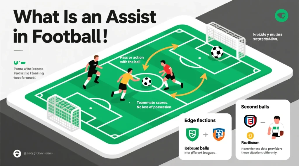 Терминология для статистики: что такое ассист в футболе и как он влияет на рейтинг игрока. - иллюстрация
