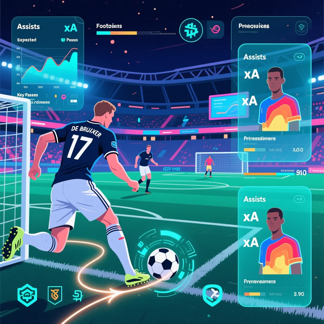 Терминология для статистики: что такое ассист в футболе и как он влияет на рейтинг игрока.