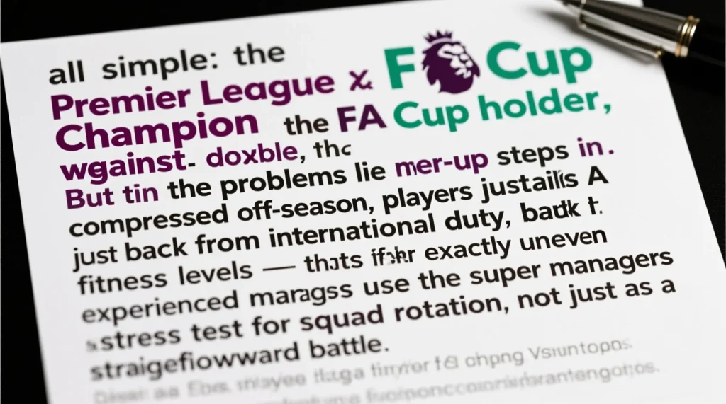 Английские футбольные традиции: история и престиж турнира суперкубок англии для топ-клубов. - иллюстрация