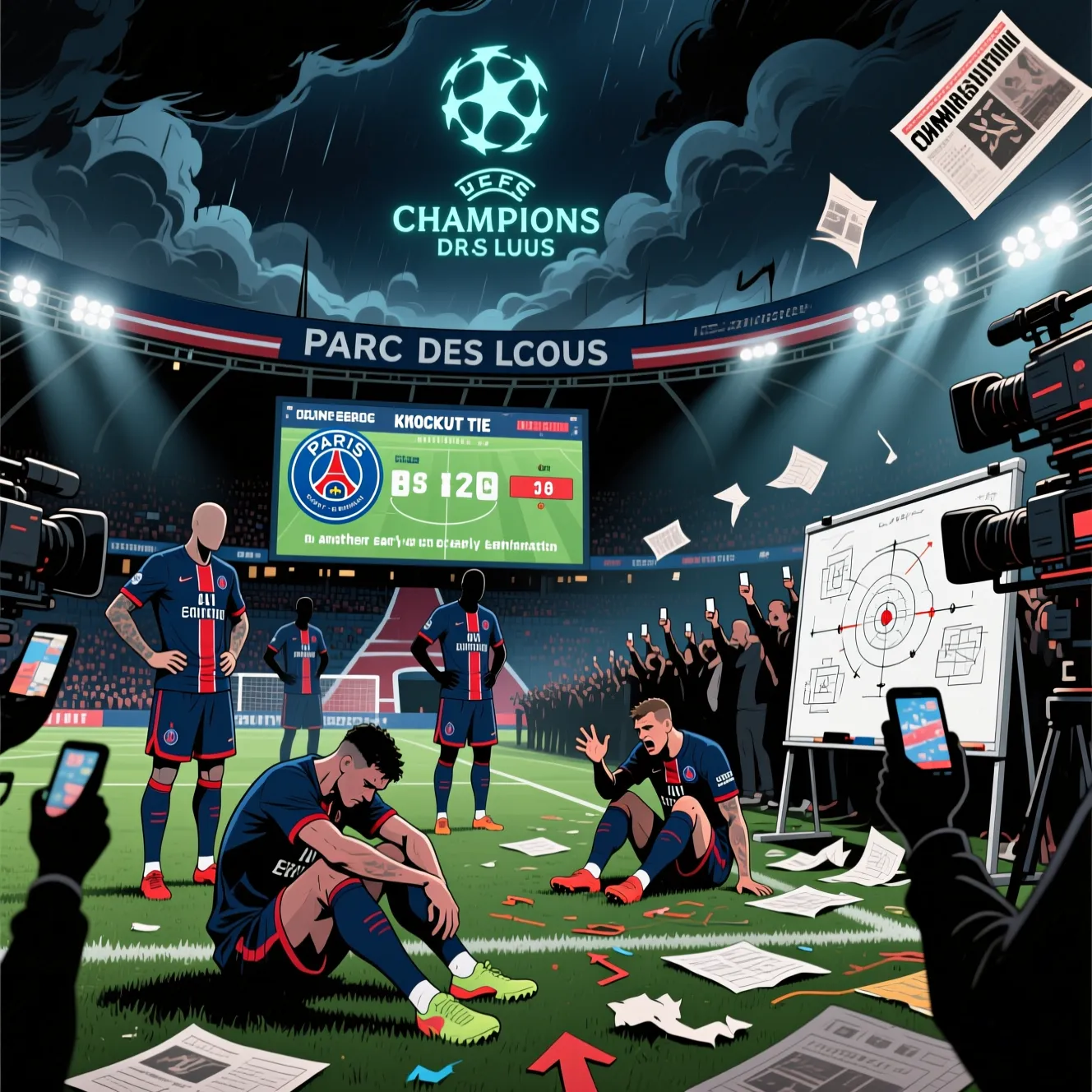 Кризис в парижском клубе: почему звездный псж вылетел из лиги чемпионов на ранней стадии.