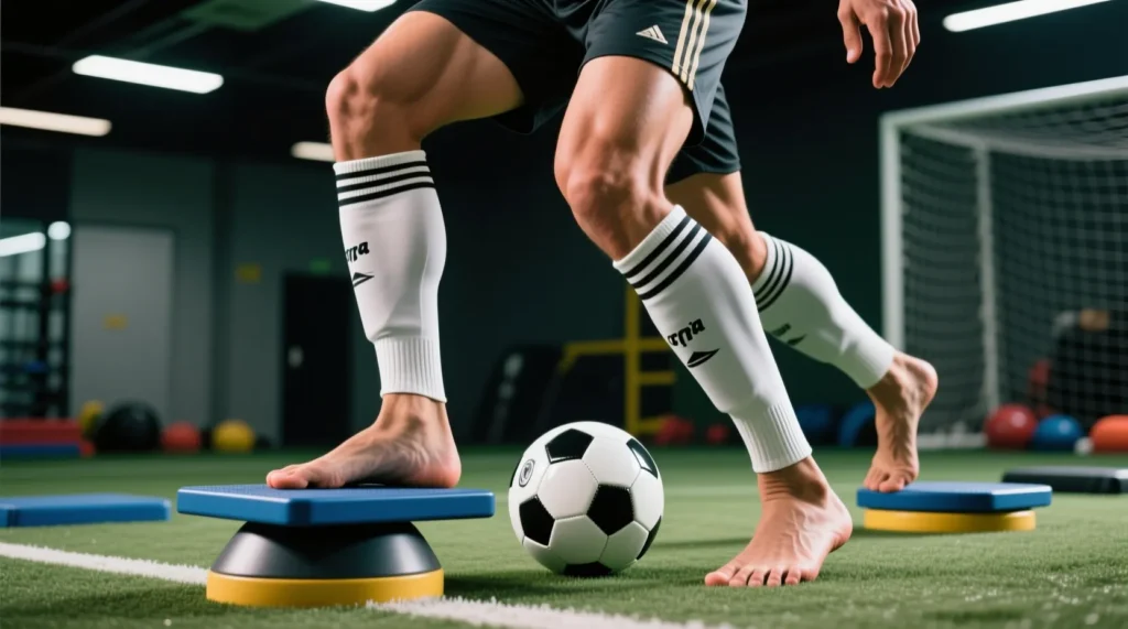 Специфическое строение мышц атлетов: почему ноги футболиста имеют такую форму. - иллюстрация