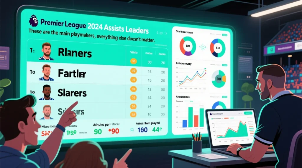 Лидеры по голевым передачам в Англии: кто на данный момент лучшие ассистенты апл в сезоне. - иллюстрация