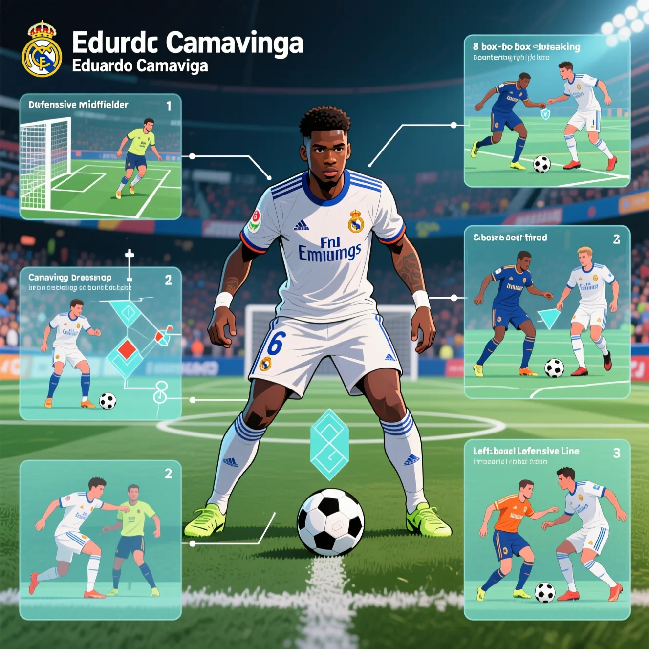 Универсальность молодого таланта «Реала»: на каких позициях может эффективно играть камавинга.