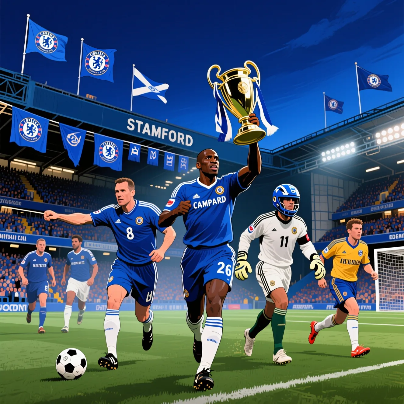 Золотой век лондонских «синих»: величайшие легенды челси в истории клуба.