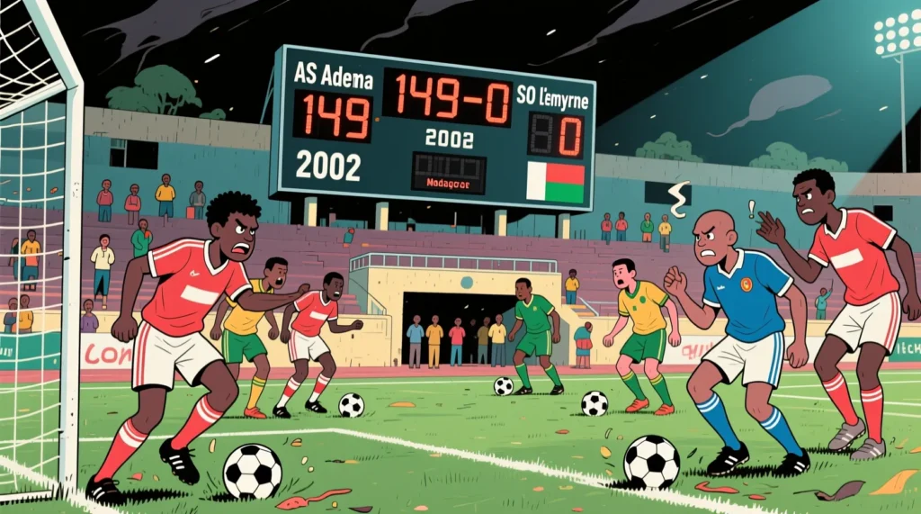 История мировых рекордов: какой официально зафиксирован самый крупный счёт в истории футбола. - иллюстрация