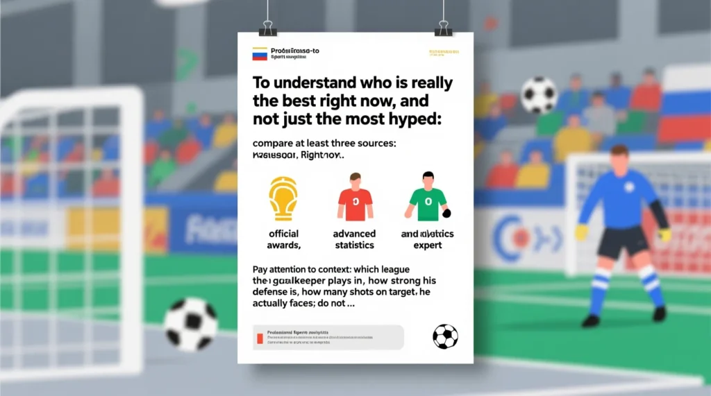 Индивидуальный приз лучшему голкиперу года: кто на сегодня официально лучший вратарь мира. - иллюстрация