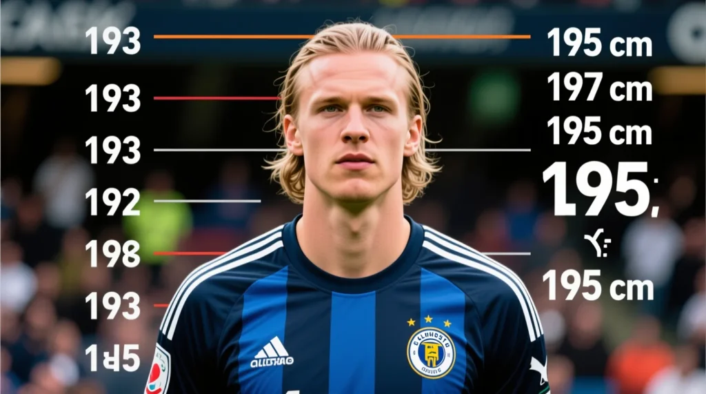 Антропометрические данные норвежского бомбардира: какой реальный холланд футболист рост сейчас. - иллюстрация
