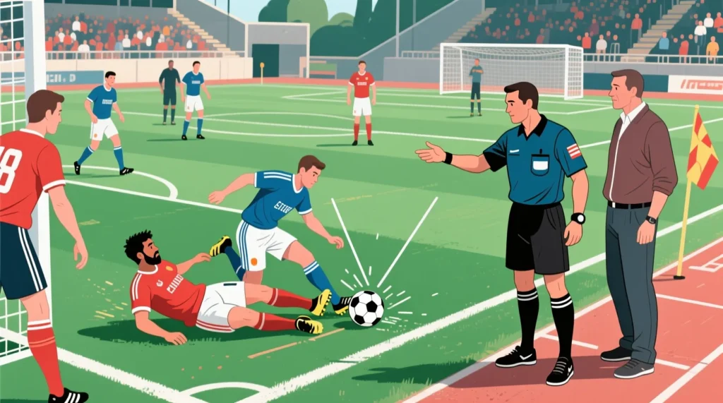 Правила судейства и дисциплины: что означает желтая карточка в футболе при первом нарушении. - иллюстрация