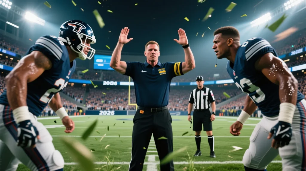 Права и психологические обязанности лидера: что делает капитан в футболе во время споров. - иллюстрация