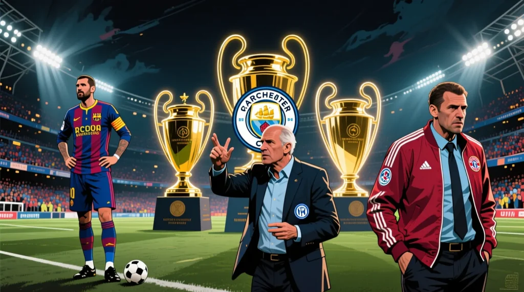 Достижение «золотого хет-трика» за сезон: в европейском спорте требл это победа в трех турнирах. - иллюстрация