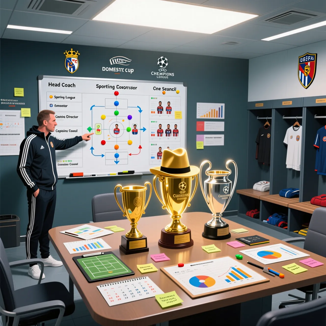 Достижение «золотого хет трика» за сезон: в европейском спорте требл это победа в трех турнирах.