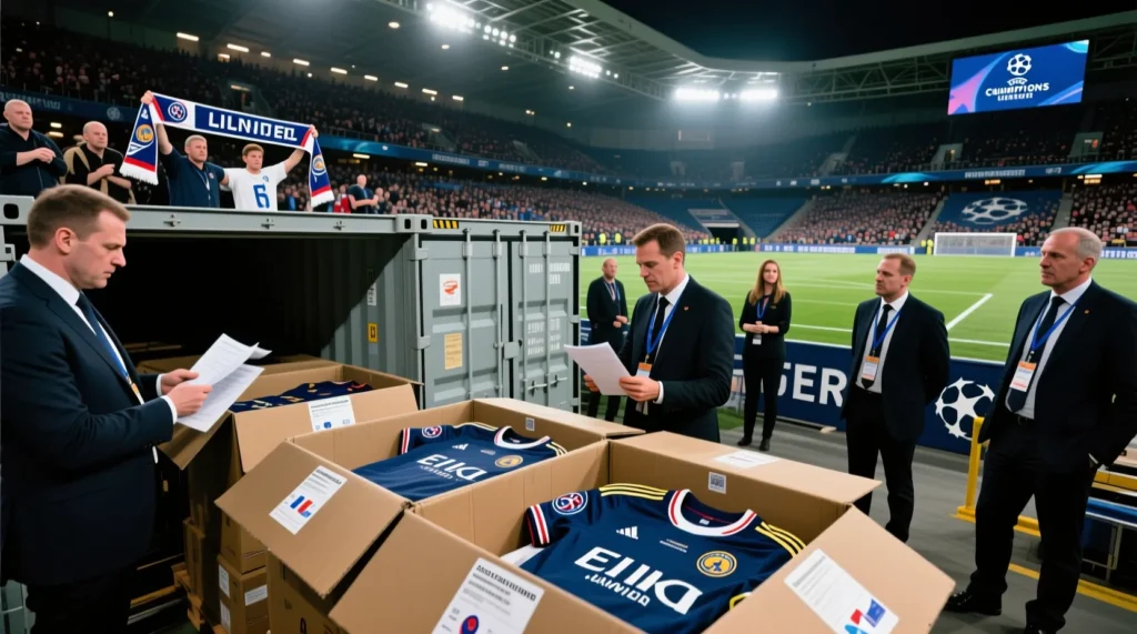 Логистика в футбольной индустрии: роль компании integrated supply chain services в поставках формы. - иллюстрация