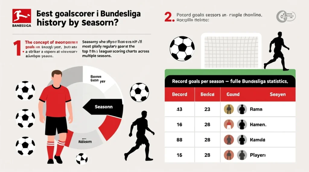 Снайперский рекорд чемпионата Германии: чей рекорд бундеслиги по голам за сезон держался дольше всех. - иллюстрация