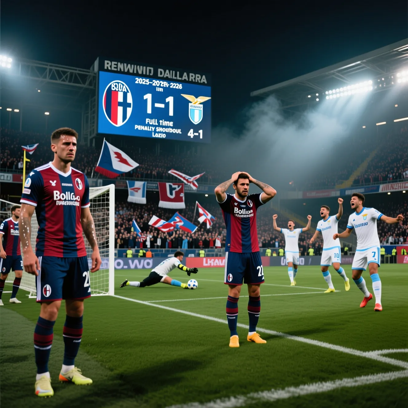 Лацио выбил действующего чемпиона и вышел в полуфинал Кубка Италии по пенальти