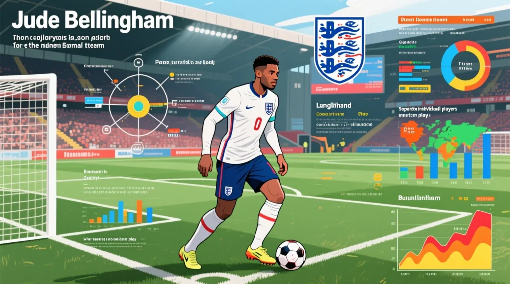 Анализ последних выступлений игрока: статистика и джуд беллингем игры за сборную Англии в сезоне. - иллюстрация