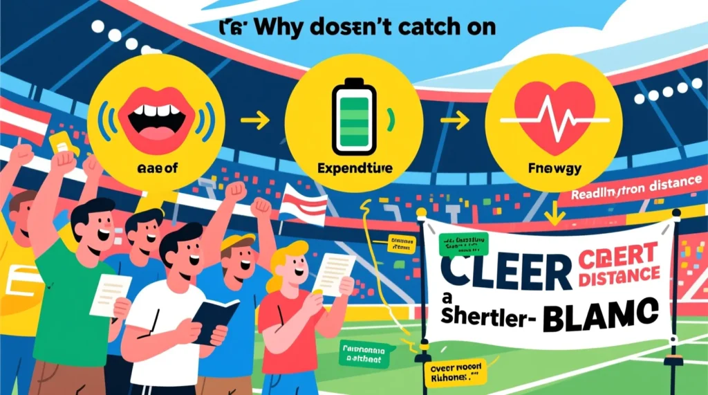 Подборка для активных фанатов: самые ритмичные и короткие футбольные кричалки для стадиона. - иллюстрация