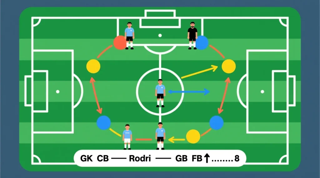 Мозг полузащиты в системе Гвардиолы: почему родри футболист считается незаменимым в «Сити». - иллюстрация