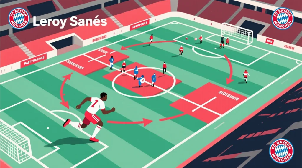 Немецкий вингер «Баварии»: какую пользу приносит команде лерой сане в атакующей линии сейчас. - иллюстрация