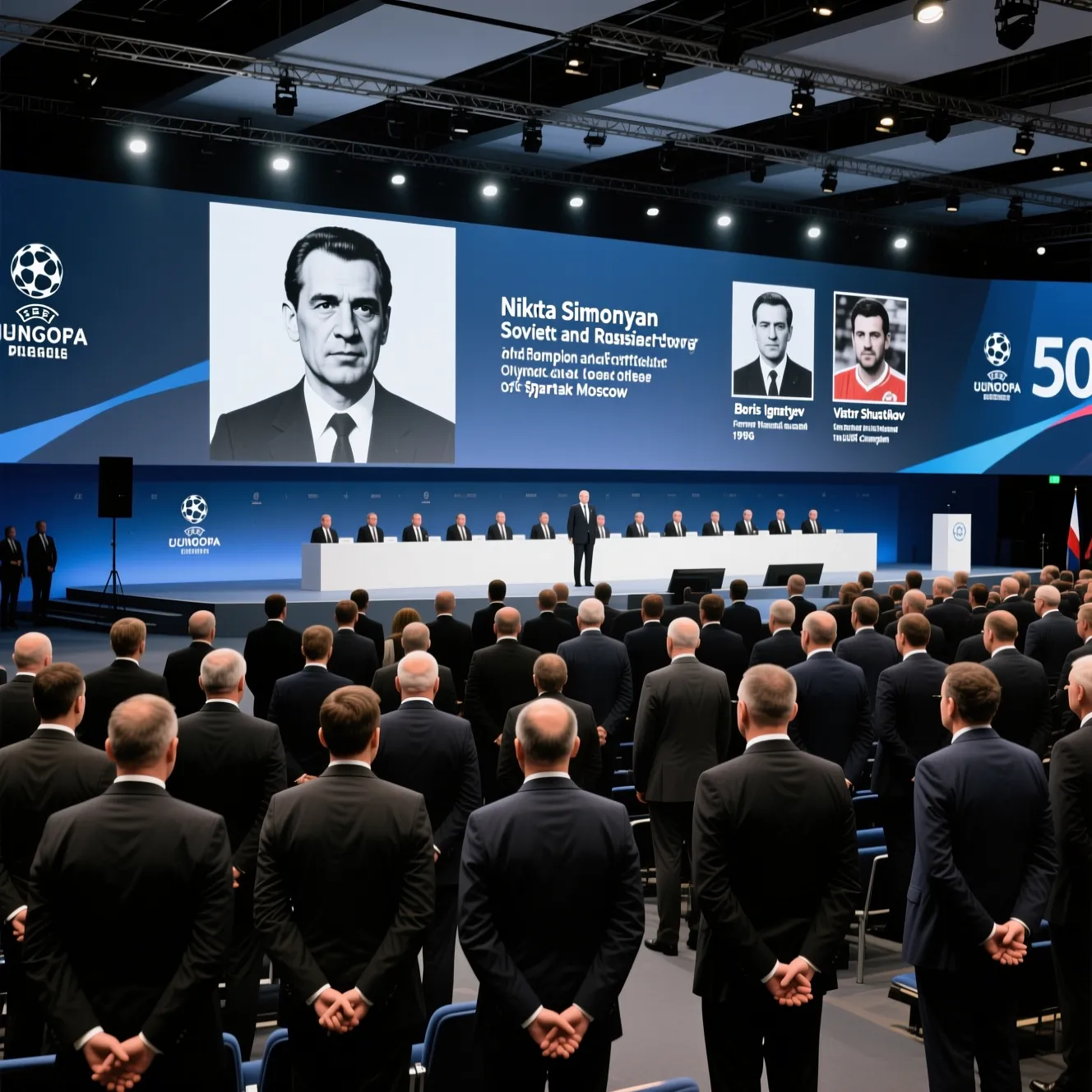 УЕФА почтила память Никиты Симоняна на 50‑м конгрессе в Брюсселе