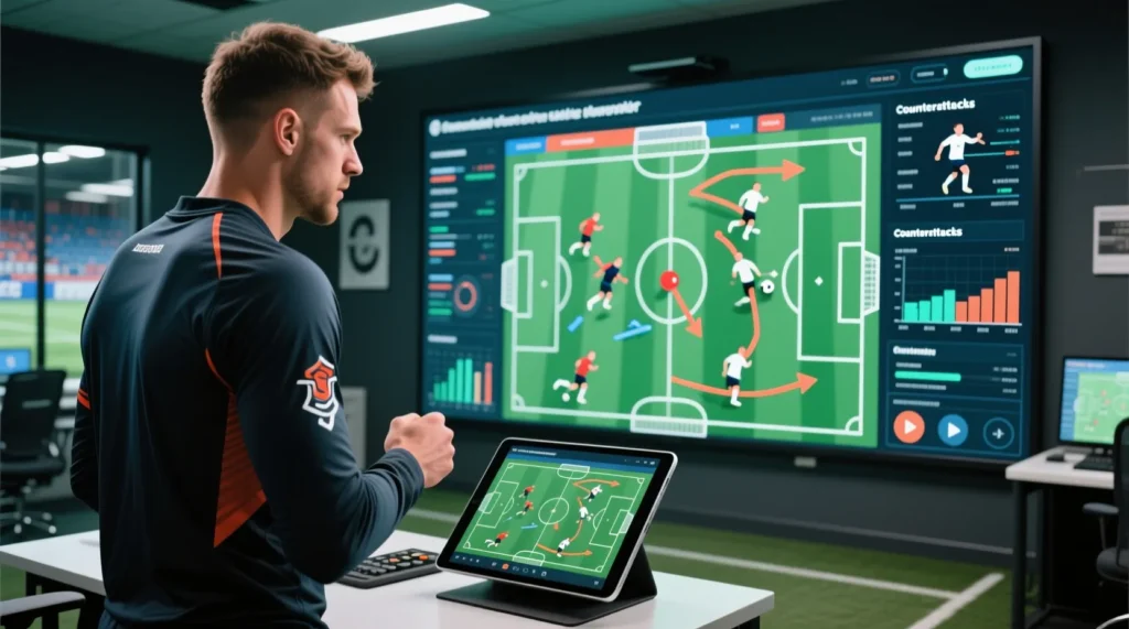 Тактика быстрого перехода из защиты: как эффективно организованная контраатака приносит голы. - иллюстрация