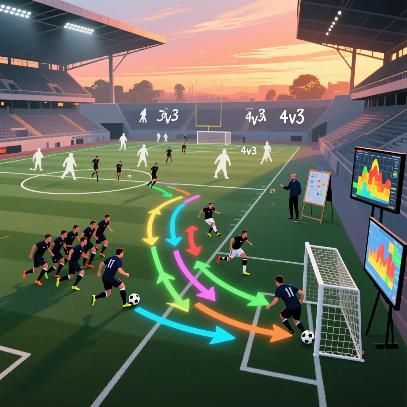 Тактика быстрого перехода из защиты: как эффективно организованная контраатака приносит голы.