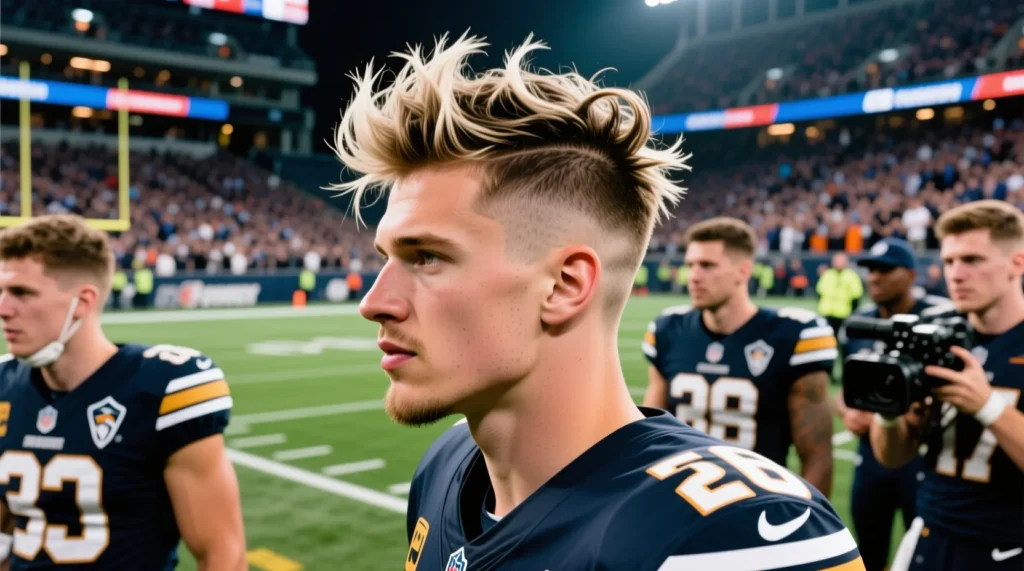 Смелые имиджевые решения: почему необычная причёска футболистов часто становится мемом. - иллюстрация