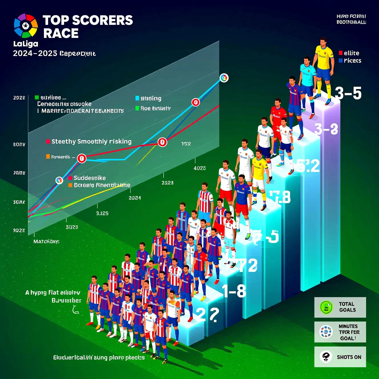 Текущая гонка снайперов в чемпионате Испании: кто возглавляет список ла лига бомбардиры сейчас.