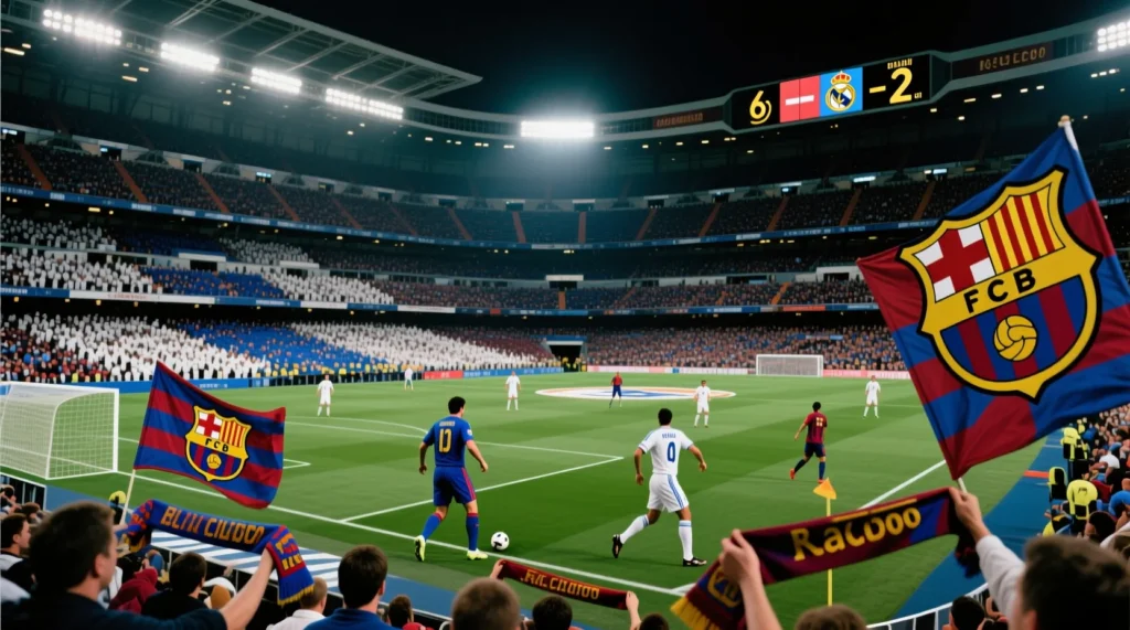 Легендарный разгром на «Сантьяго Бернабеу»: воспоминания о матче барселона реал 6-2 в 2009 году. - иллюстрация