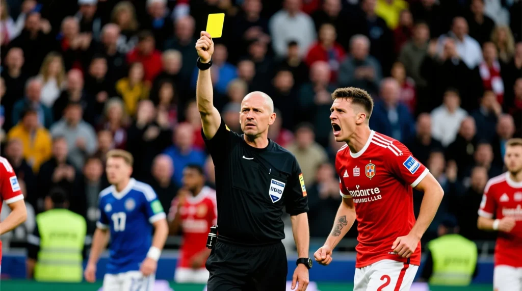 Дисциплинарные взыскания на футбольном поле: в каких ситуациях арбитром предъявляется жёлтая карточка. - иллюстрация