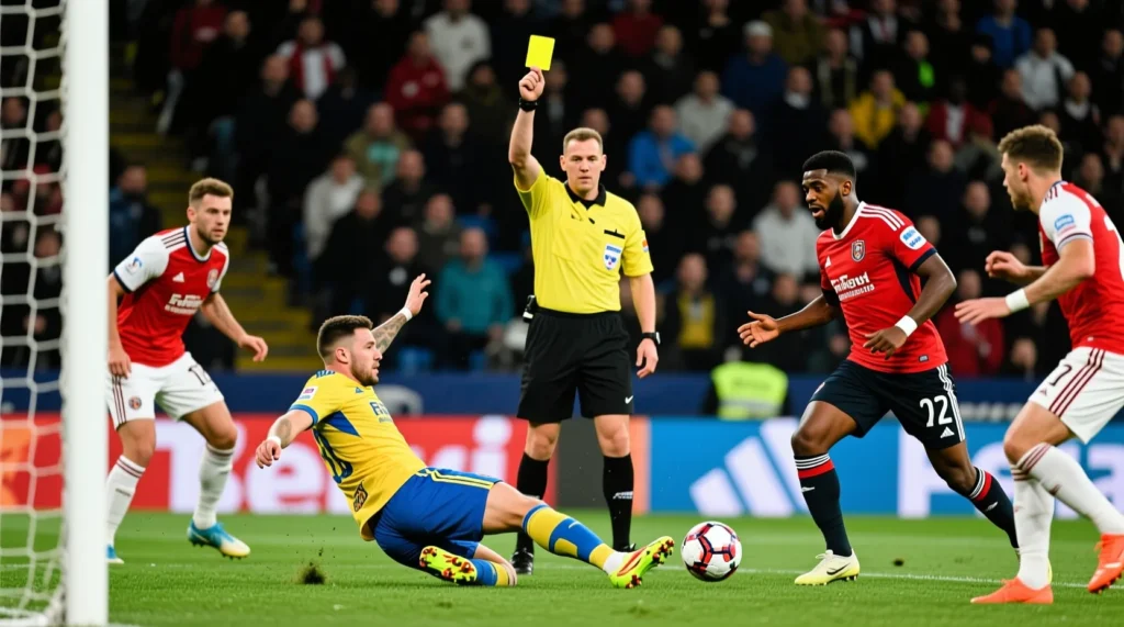 Правила судейства ФИФА: за какие конкретно нарушения игроку показывается желтая карточка во время матча. - иллюстрация