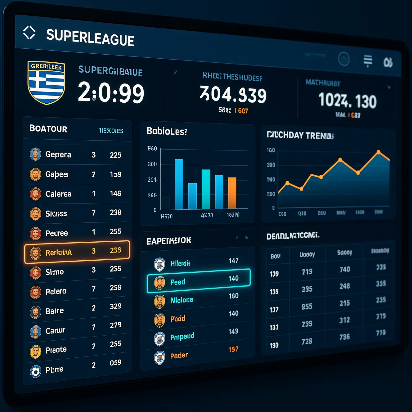Таблица результативности в греческой Суперлиге: свежая чемпионат греции по футболу турнирная таблица дня.
