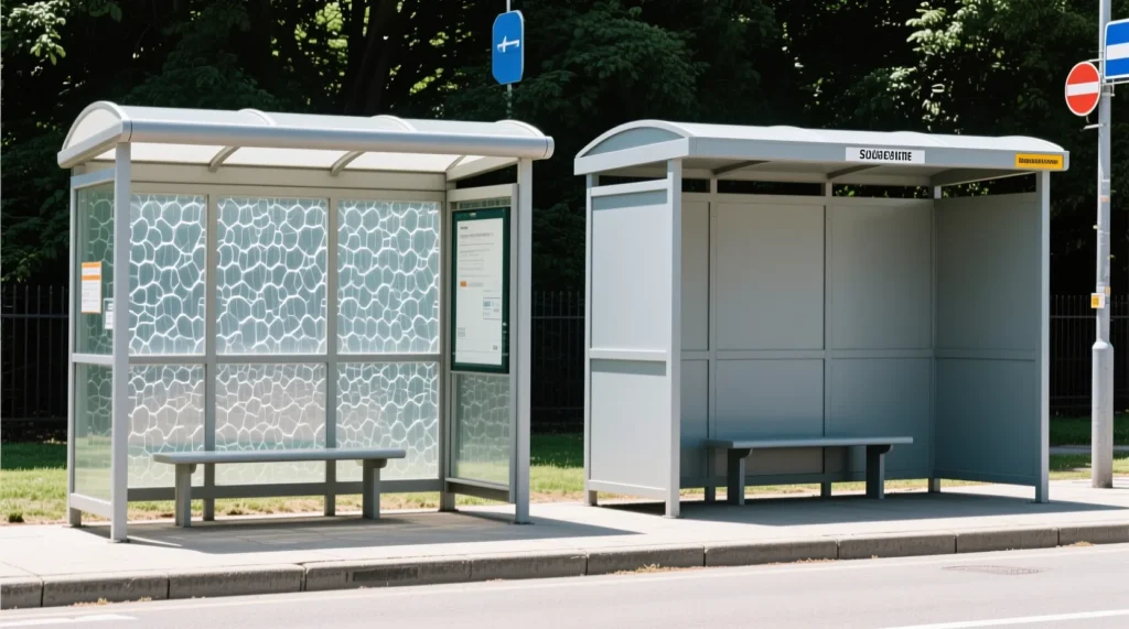 Благоустройство малых стадионов: как правильно спроектировать и установить навес от поликарбонат над полем. - иллюстрация