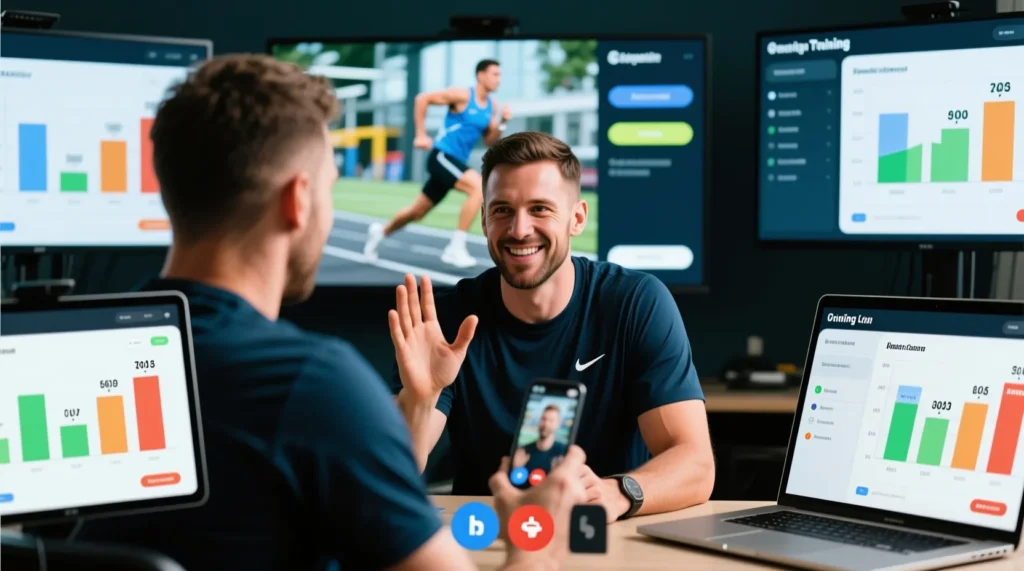 Программа физической подготовки атлетов: как правильно распределить бег до и после месяц тренировок. - иллюстрация