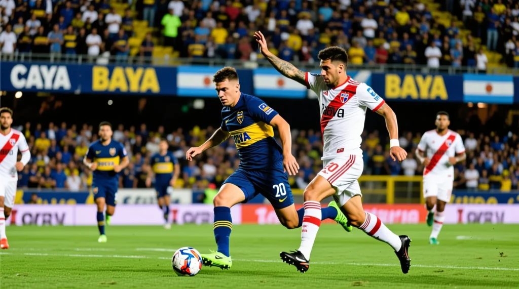 The greatest rivalry in Argentina: why the match between Boca and River is world-known as superclasico. - иллюстрация