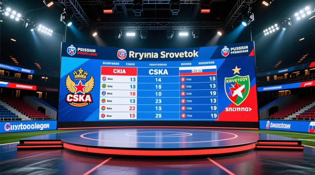 Положение клубов в чемпионате России: как изменилась пфк цска - крылья советов турнирная таблица сегодня. - иллюстрация