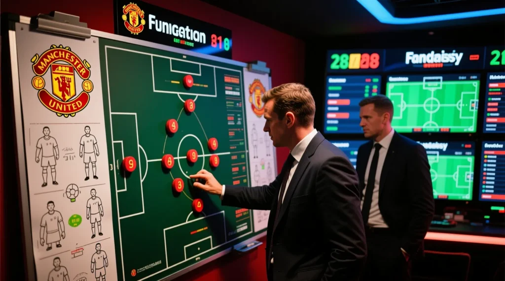 Информация к матчу английской лиги: какой примерный и официальный состав манчестер юнайтед на сегодня. - иллюстрация