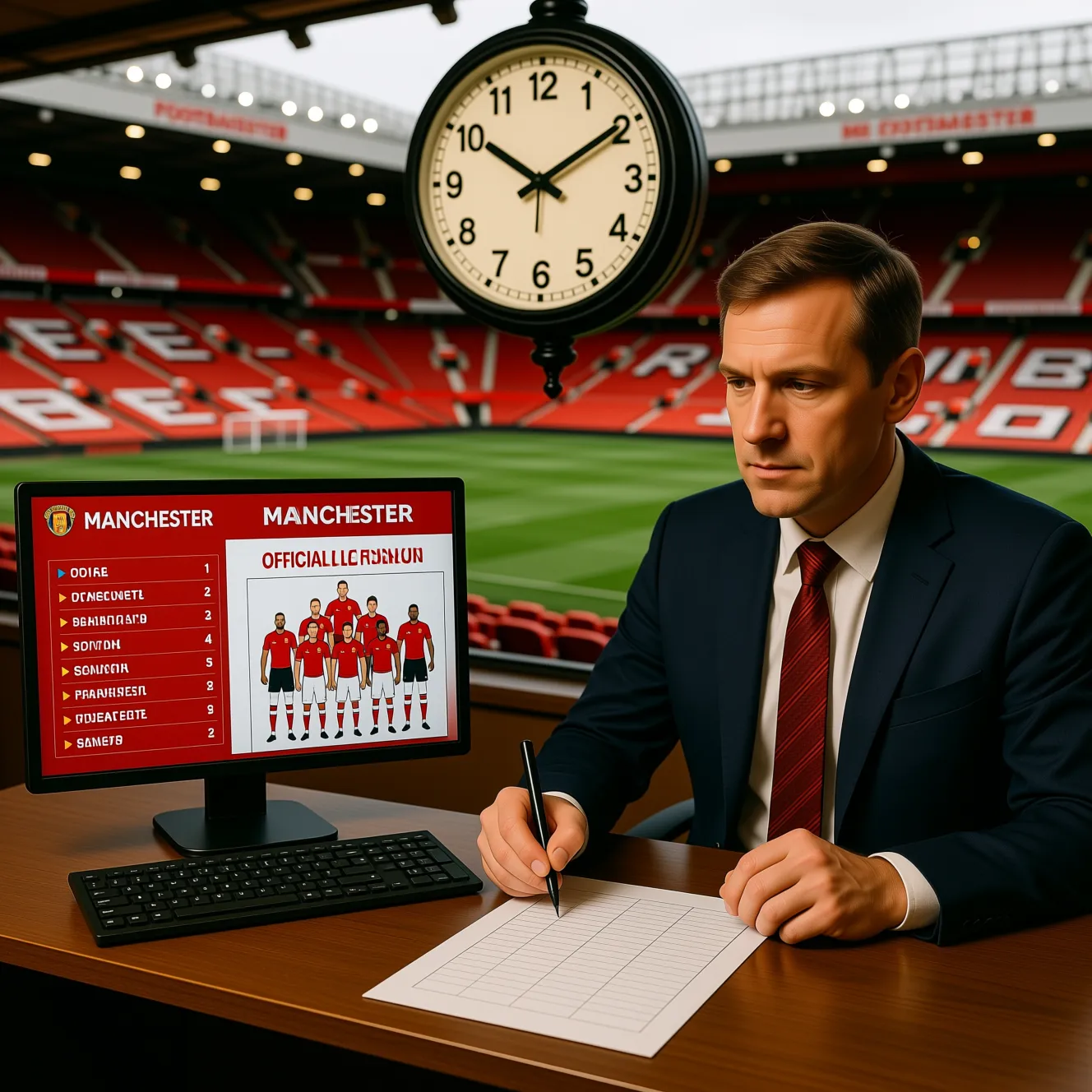 Информация к матчу английской лиги: какой примерный и официальный состав манчестер юнайтед на сегодня.