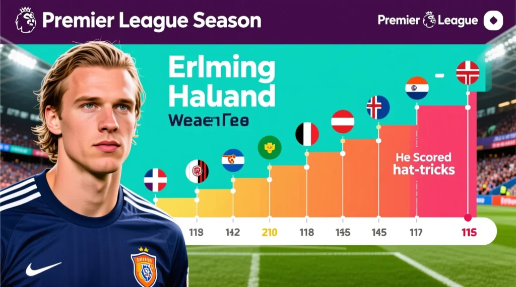 Норвежский снайпер в чемпионате Англии: сколько хет-триков уже успел оформить молодой холанд эрлинг в АПЛ. - иллюстрация