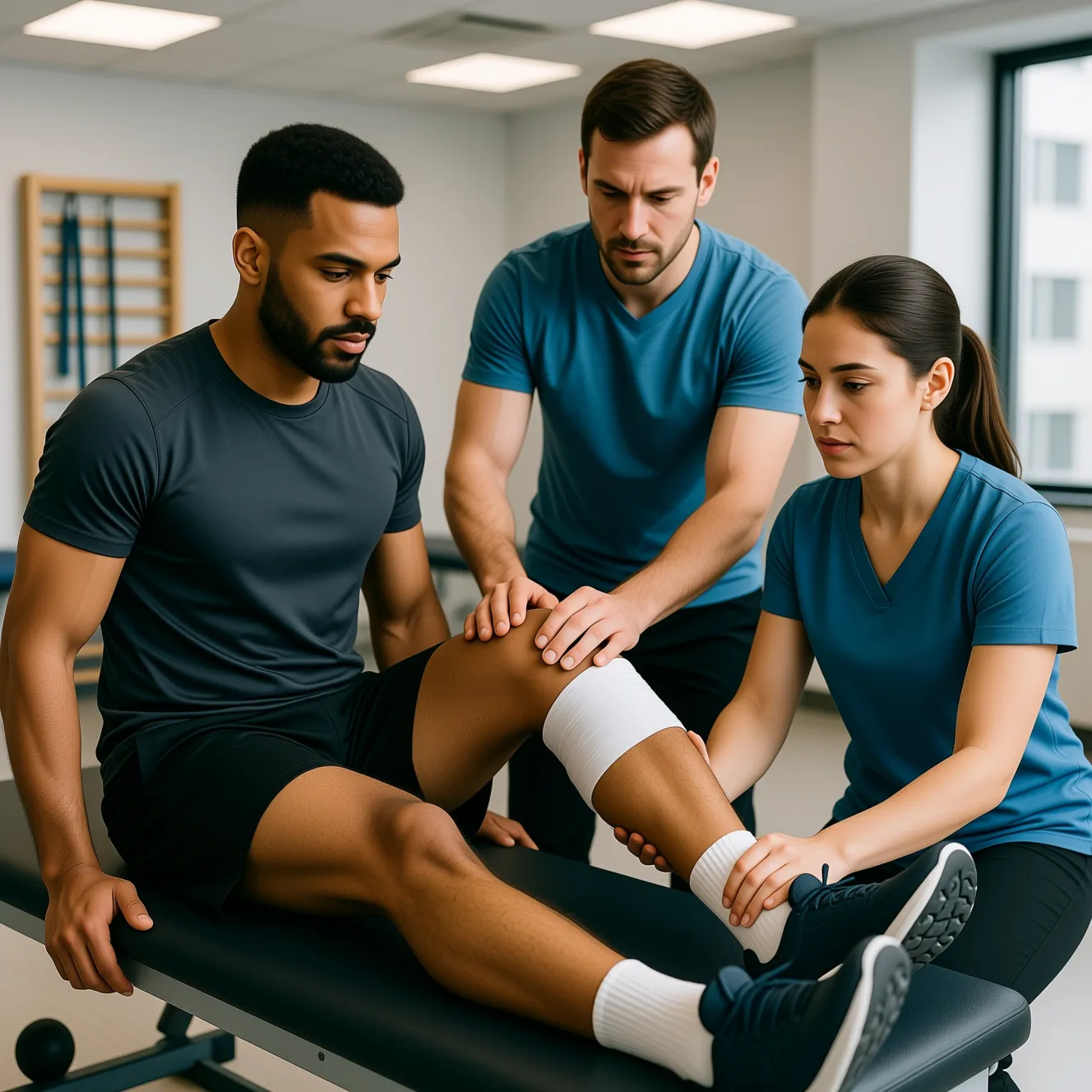 Травматизм в большом спорте: как проходит долгая реабилитация атлета после того, как он получил перелом ноги.