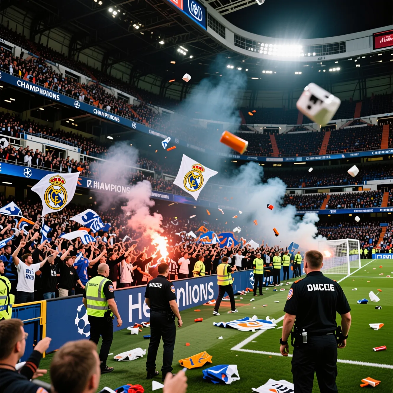 УЕФА оштрафовал мадридский Реал на 15 тысяч евро за поведение фанатов