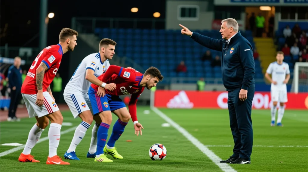 РПЛ: подробный обзор матча и разбор тактических решений тренеров в игре команд пфк цска - крылья советов. - иллюстрация