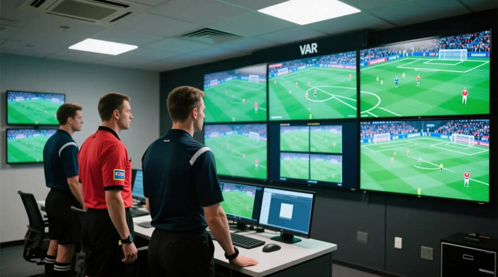 Помощь судьям в спорных игровых моментах: в каких именно эпизодах используются вар видеоповторы в матче. - иллюстрация
