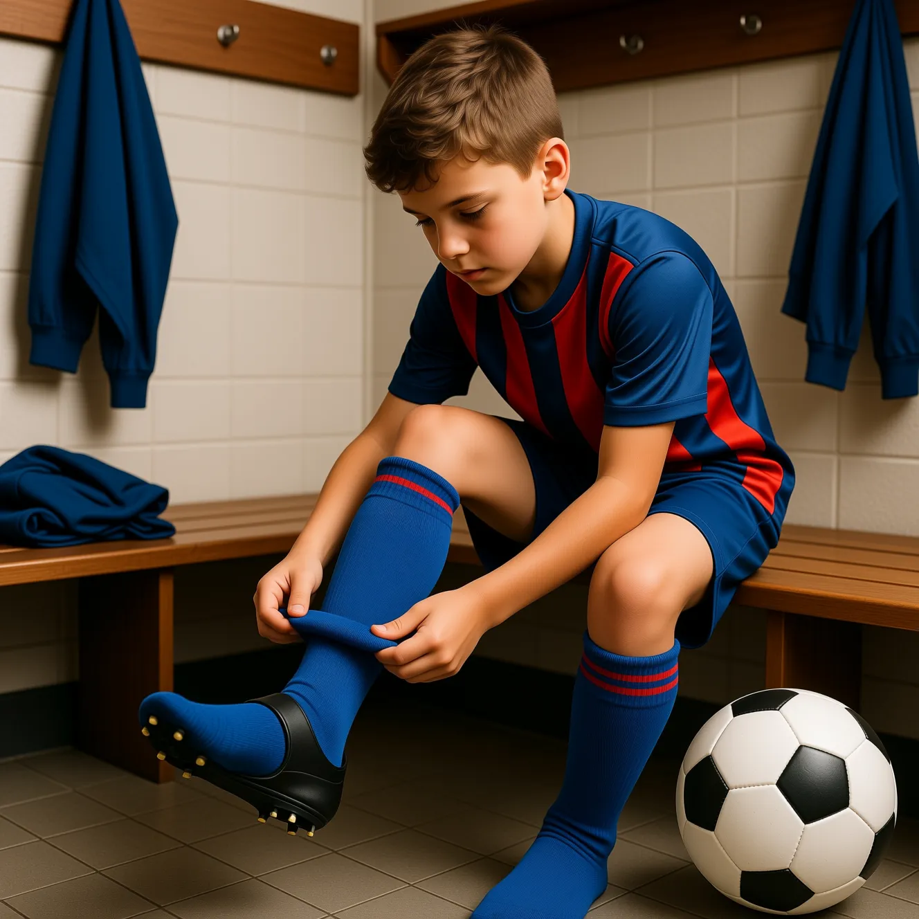 Функциональность профессиональной экипировки: объясняем новичкам, для чего нужны гетры в футболе на игре.