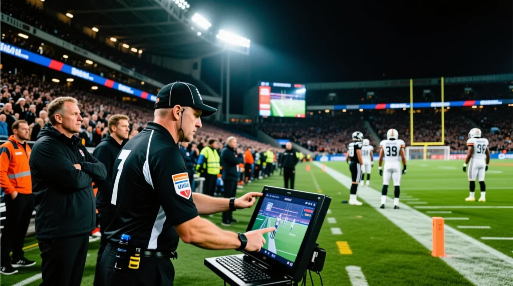 Изменения в правилах судейства после внедрения технологий: как работает система видеоповторов +в футболе сейчас. - иллюстрация